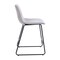 Flash Furniture 24 inch LeatherSoft Counter Height Barstools in Light Gray, PK2 2-ET-ER18345-24-LG-GG - alternate 8
